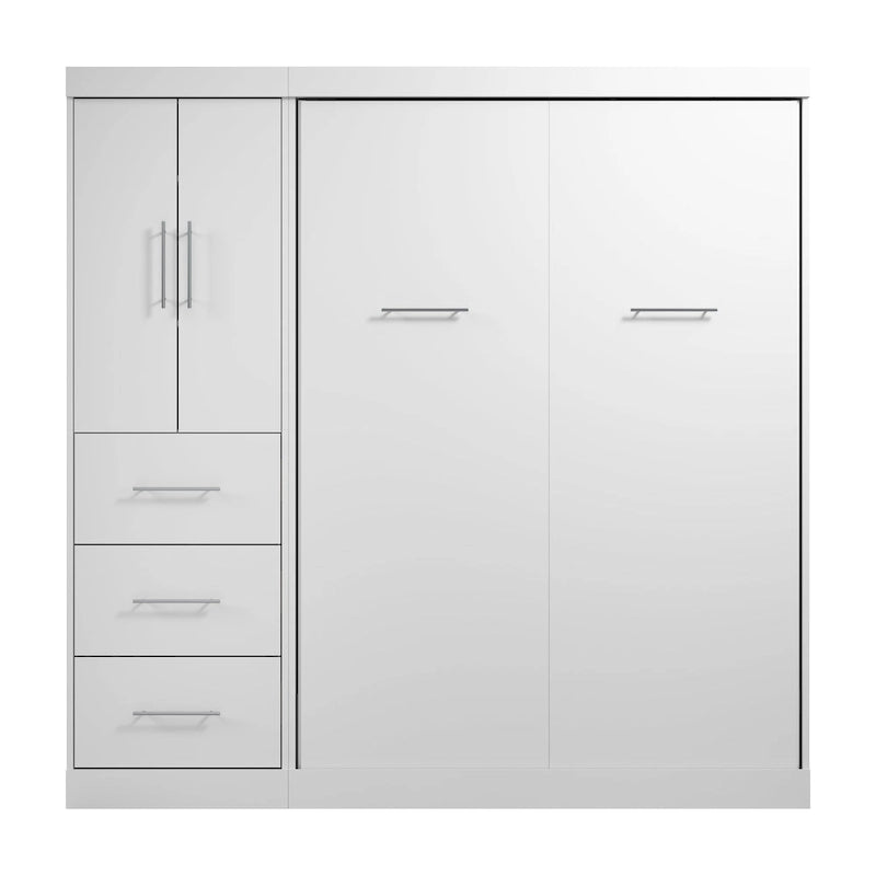 Murphy-Bett in Full-Größe mit Kleiderschrank (84W)