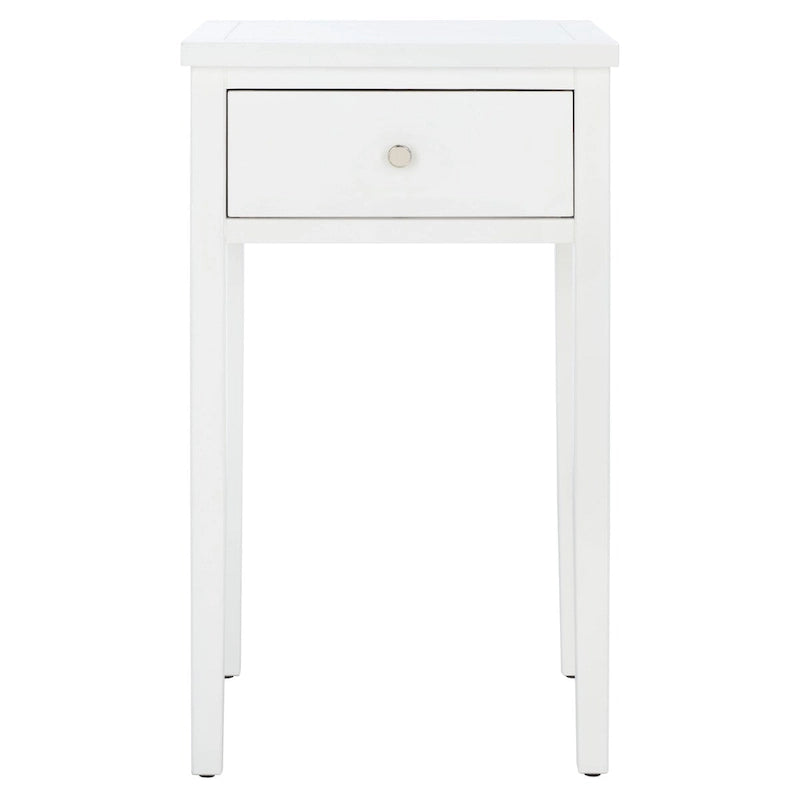 Shaker Style Elm Wood End Table with Drawer