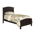 Letto a pannelli in legno Twin Size con finitura ciliegio
