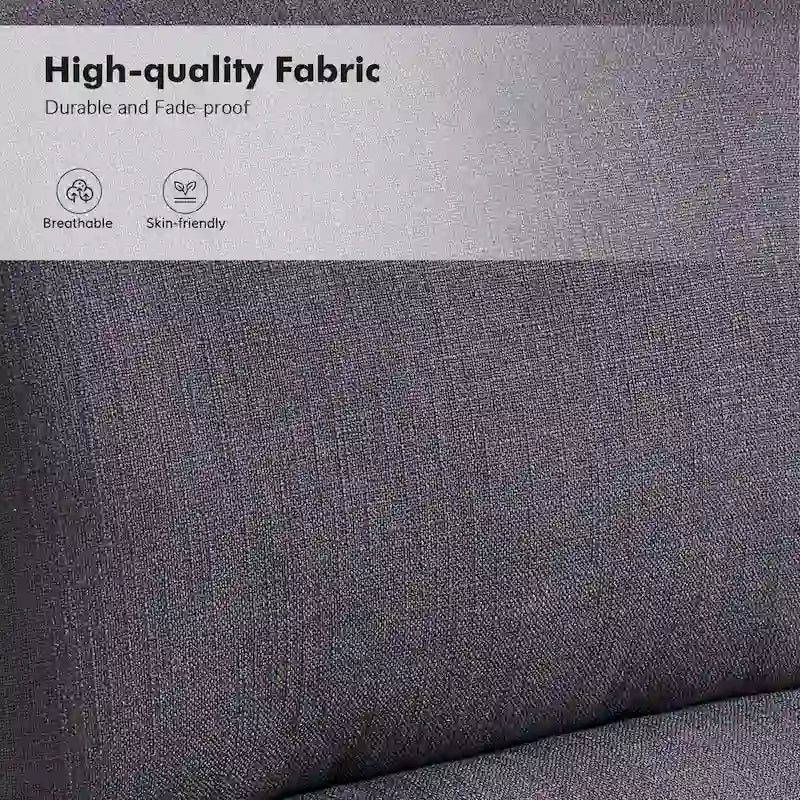 Fauteuil inclinable manuel traditionnel à accoudoirs arrondis et pieds en bois massif