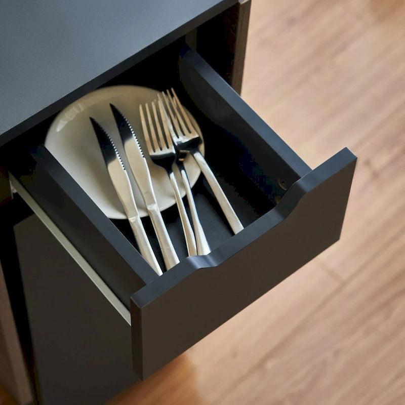 Tavolo da cucina pieghevole allungabile con piano ribaltabile
