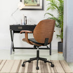 Modern Ergonomic Faux Leather Gaslift Adjustable Swivel Office Task Chair