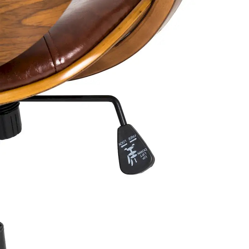 Modern Ergonomic Faux Leather Gaslift Adjustable Swivel Office Task Chair