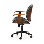 Modern Ergonomic Faux Leather Gaslift Adjustable Swivel Office Task Chair
