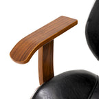 Modern Ergonomic Faux Leather Gaslift Adjustable Swivel Office Task Chair