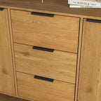 Sideboard Buffet Cabinet with Storage and Wood Coffee Bar Cabinet with Drawers and Doors