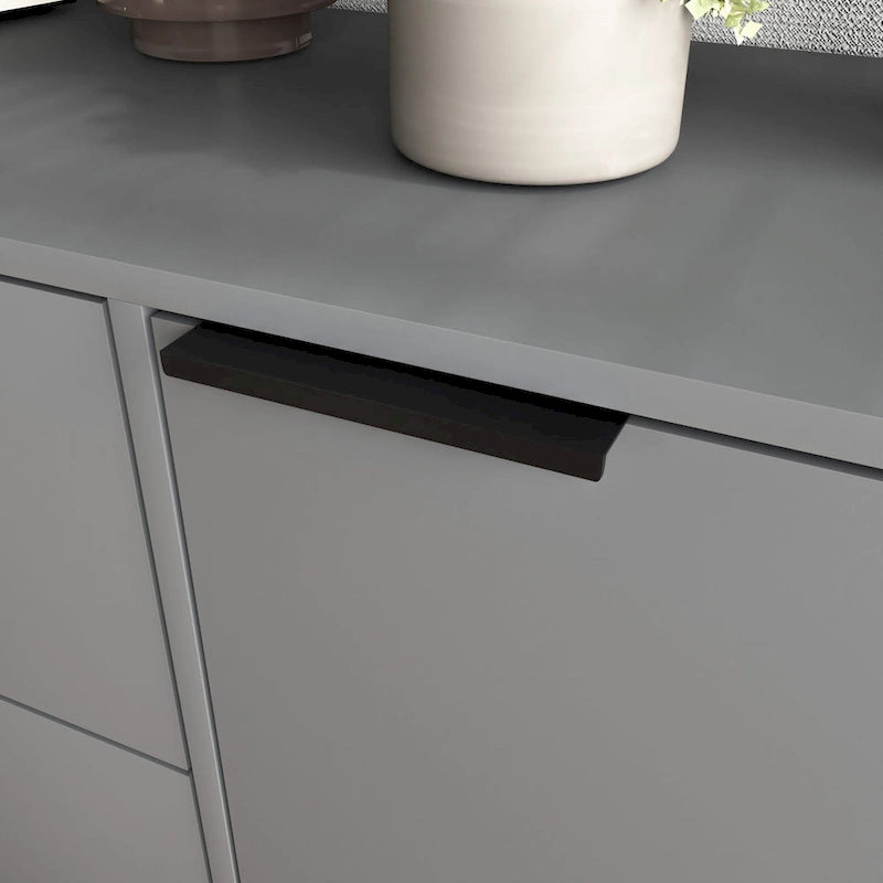 Sideboard Buffet Cabinet with Storage and Wood Coffee Bar Cabinet with Drawers and Doors