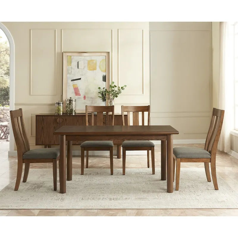 60 Inch Rectangular Dining Table for 6